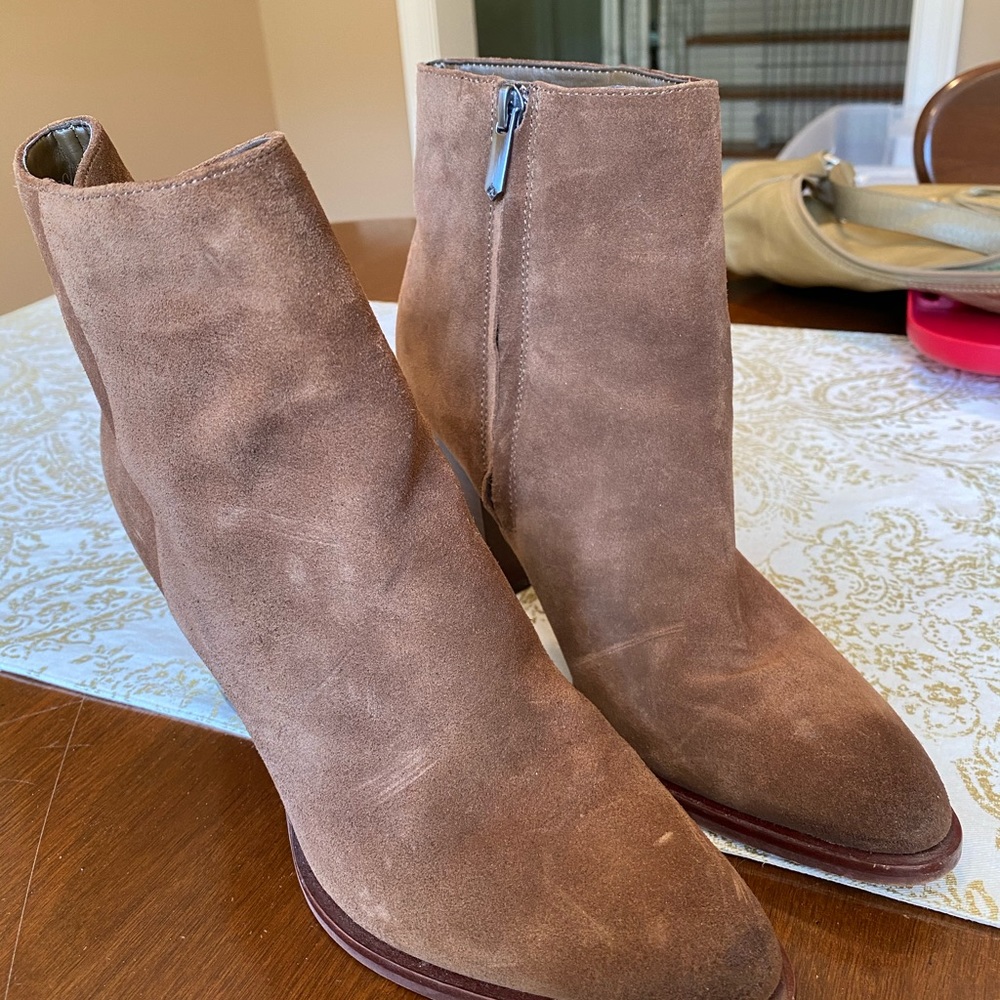 Sam Edelman brown suede boots